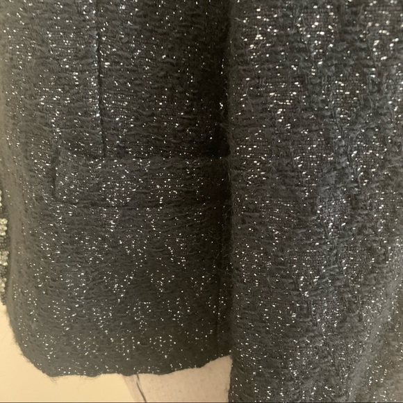 Alice + Olivia Rhinestone Bead Embellished Tweed Evening Party Blazer Jacket - Picture 9 of 12
